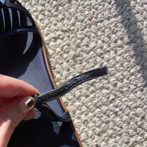 Zara navy flat sandals - Picture 5 of 5